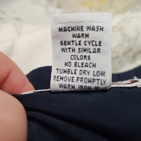 Vintage Roundtree & Yorke Sport Windbreaker Jacket Blue White Full Zip Sz XL - Picture 9 of 10